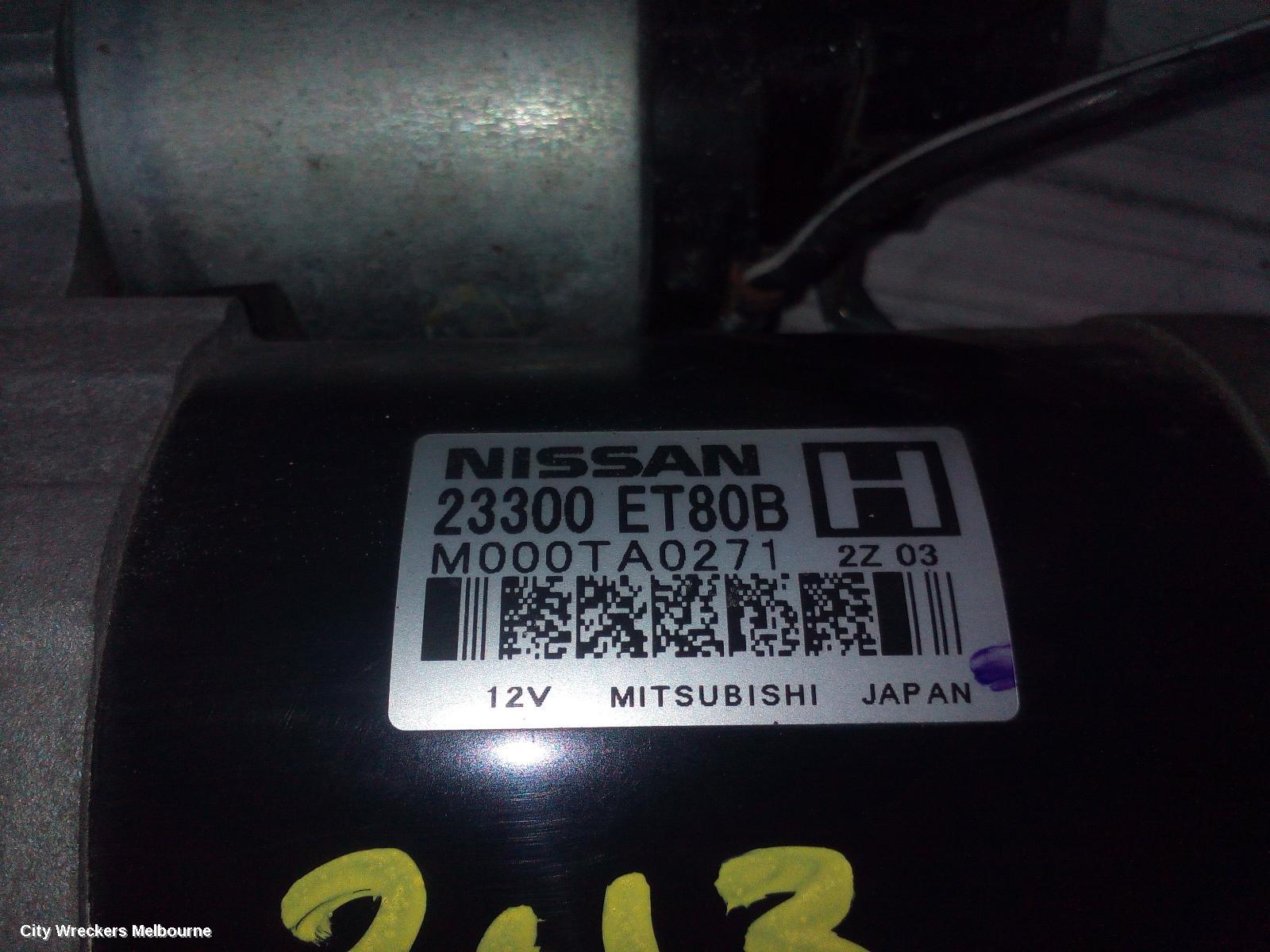 RENAULT KALEOS STARTER, PETROL, 2.5, AUTO T/M, H45, 09/2008 - 04/2016 - Image 1