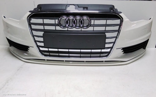 AUDI A3 FRONT BUMPER, 8V, A3, SEDAN, W/ PARK ASSIST & H/LAMP WASHER TYPE, 11/2013 - 10/2017 - Image 2
