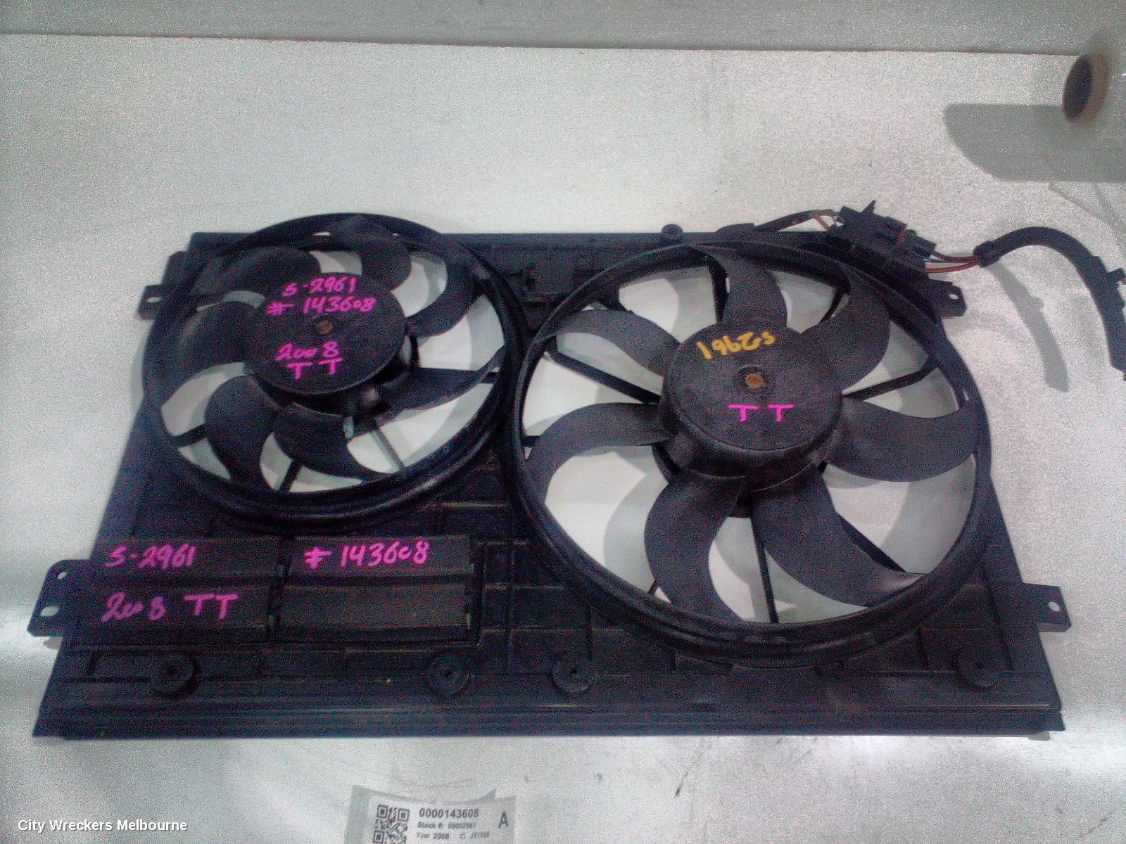 AUDI TT FAN, RAD FAN, 2.0, PETROL, 8J, 09/2006 - 12/2014 - Image 1
