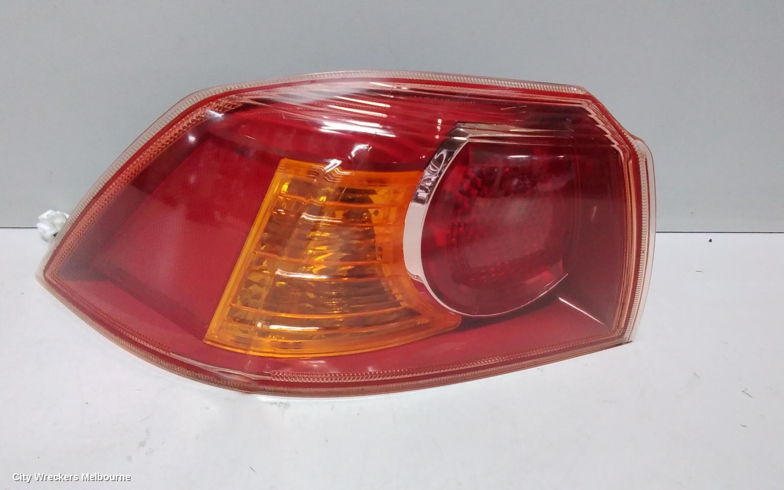 MITSUBISHI LANCER LEFT TAILLIGHT, CJ, SEDAN, RED INSERT TYPE, 07/2007 - 07/2009 - Image 2