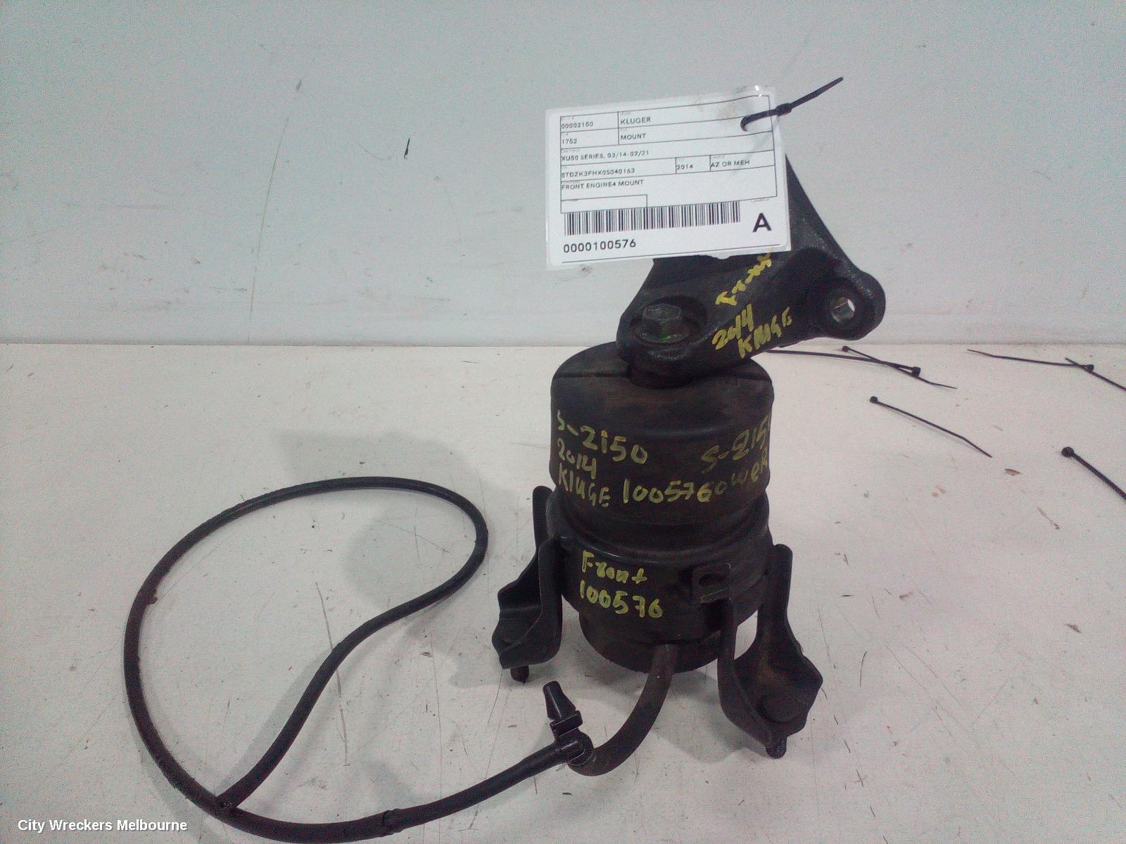 TOYOTA KLUGER MOUNT, XU50 SERIES, 03/2014 - 02/2021 - Image 1