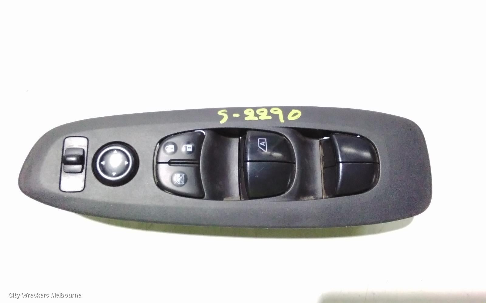 NISSAN PATHFINDER PWR DR WIND SWITCH, RH FRONT (MASTER SWITCH), R52, 06/2013 - 04/2021 - Image 3