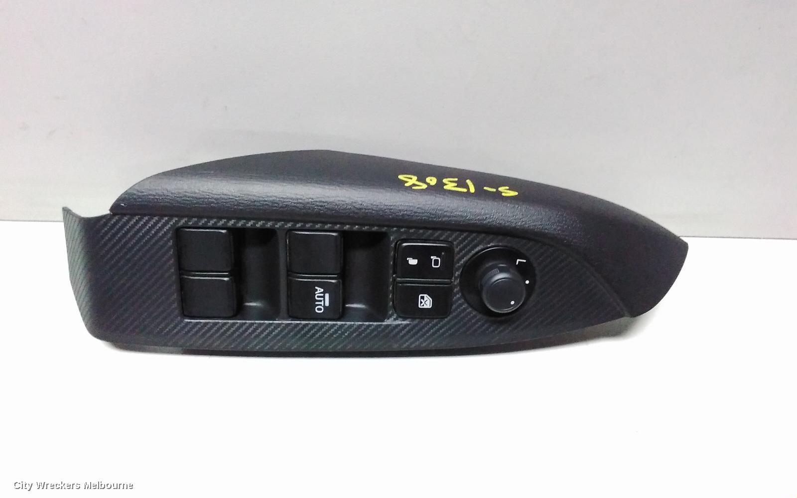 MAZDA CX3 PWR DR WIND SWITCH, RH FRONT (MASTER SWITCH), W/ AUTO FOLD TYPE, DK, 02/2017 ONWARDS - Image 2
