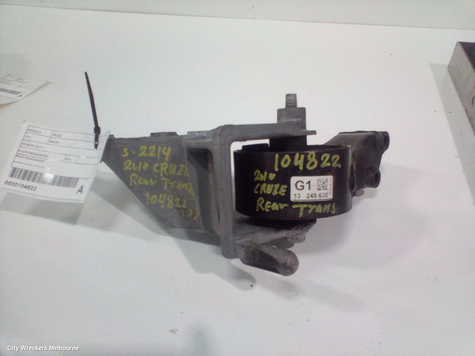 HOLDEN CRUZE MOUNT, ENGINE MOUNT, FRONT, AUTO T/M, PETROL, 1.8, F18D4, 8TH VIN = 5, JG-JH, 03/2009 - 02/2013 - Image 1