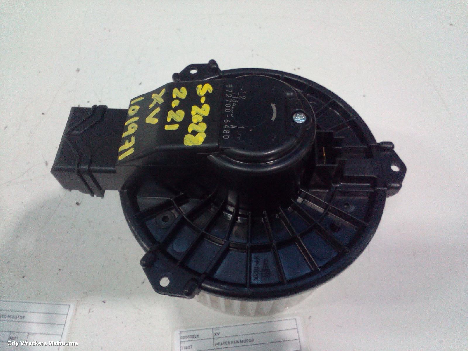 SUBARU XV HEATER FAN MOTOR, G5X, 03/2017 - 06/2023 - Image 3