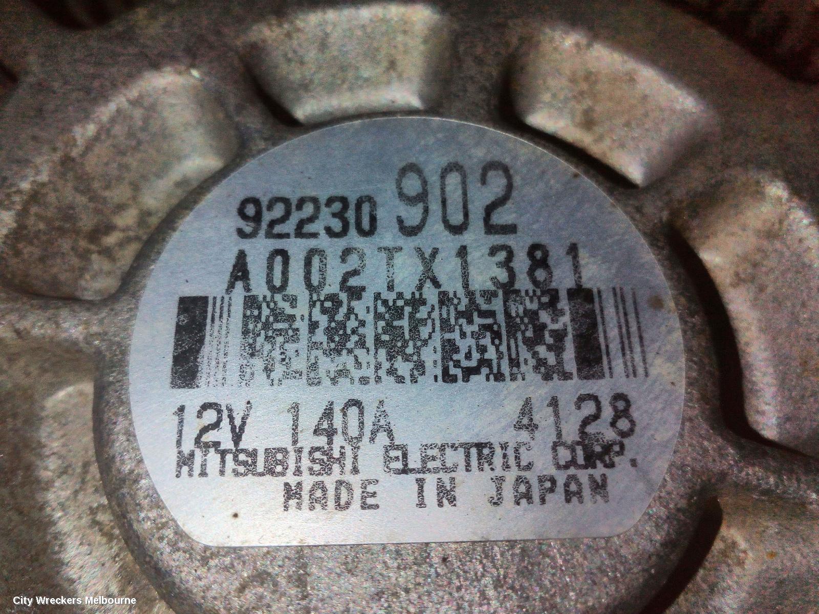 HOLDEN COMMODORE ALTERNATOR, 3.6, LFX/LWR, VF, 05/2013 - 12/2017 - Image 3