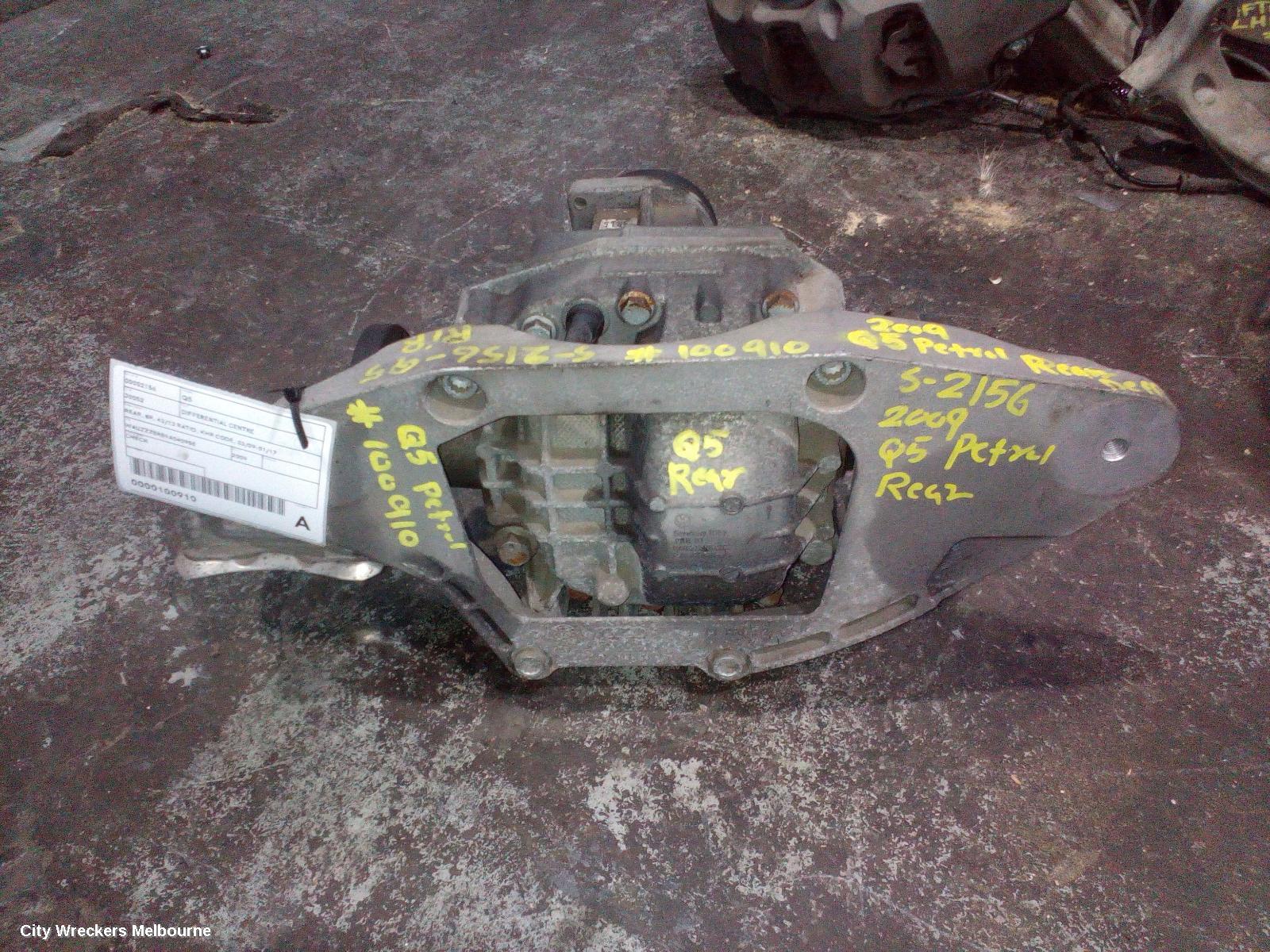 AUDI Q5 DIFFERENTIAL CENTRE, REAR, 8R, 43/2013 RATIO, KHR CODE, 03/2009 - 01/2017 - Image 1