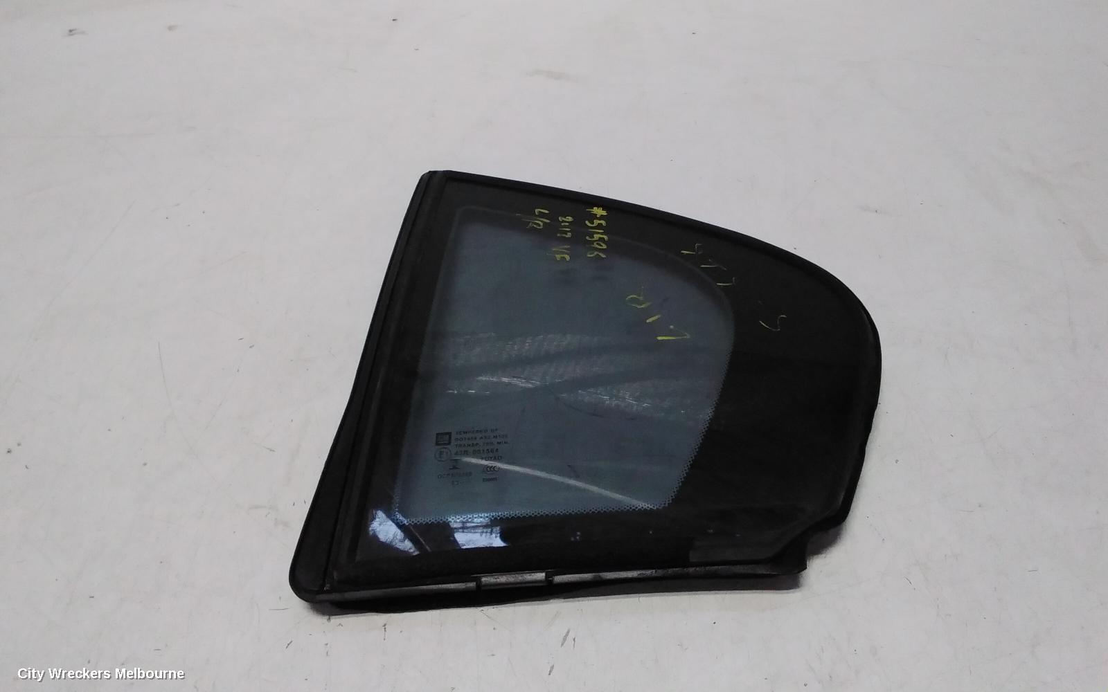 HOLDEN COMMODORE LEFT REAR 1/4 DOOR GLASS, VE-VF, SEDAN, 07/2006 - 12/2017 - Image 1