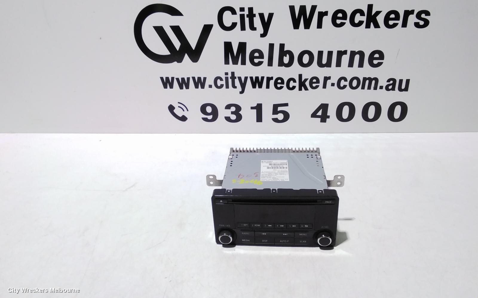MITSUBISHI TRITON RADIO/CD/DVD/SAT/TV, RADIO/CD PLAYER, MQ, GLX, 04/2015 - 12/2016 - Image 1