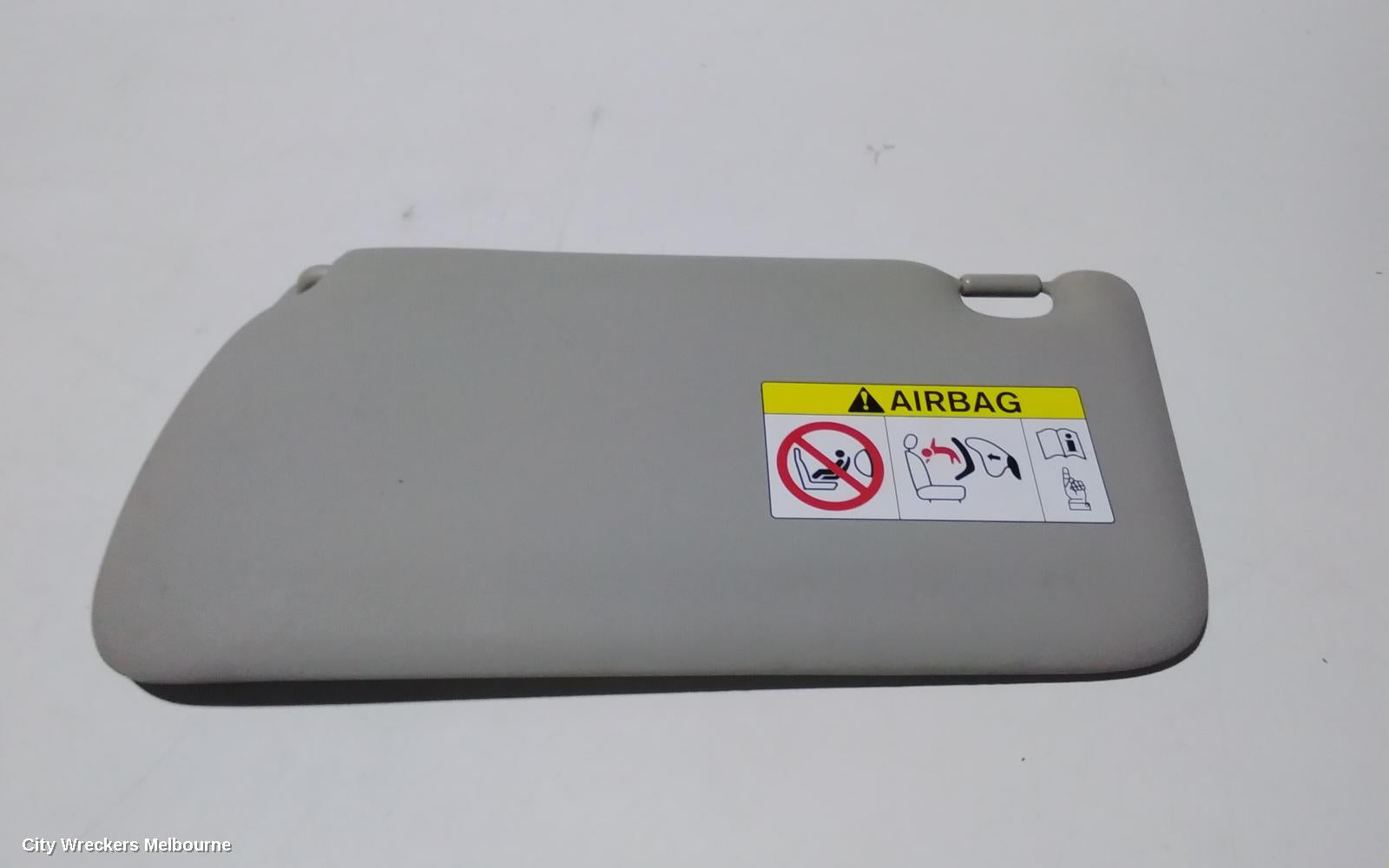 NISSAN NAVARA SUNVISOR, NP300, LH SIDE, CLOTH, GREY, NON MIRROR, NON COURTESY LIGHT TYPE, 04/2015 ONWARDS - Image 2