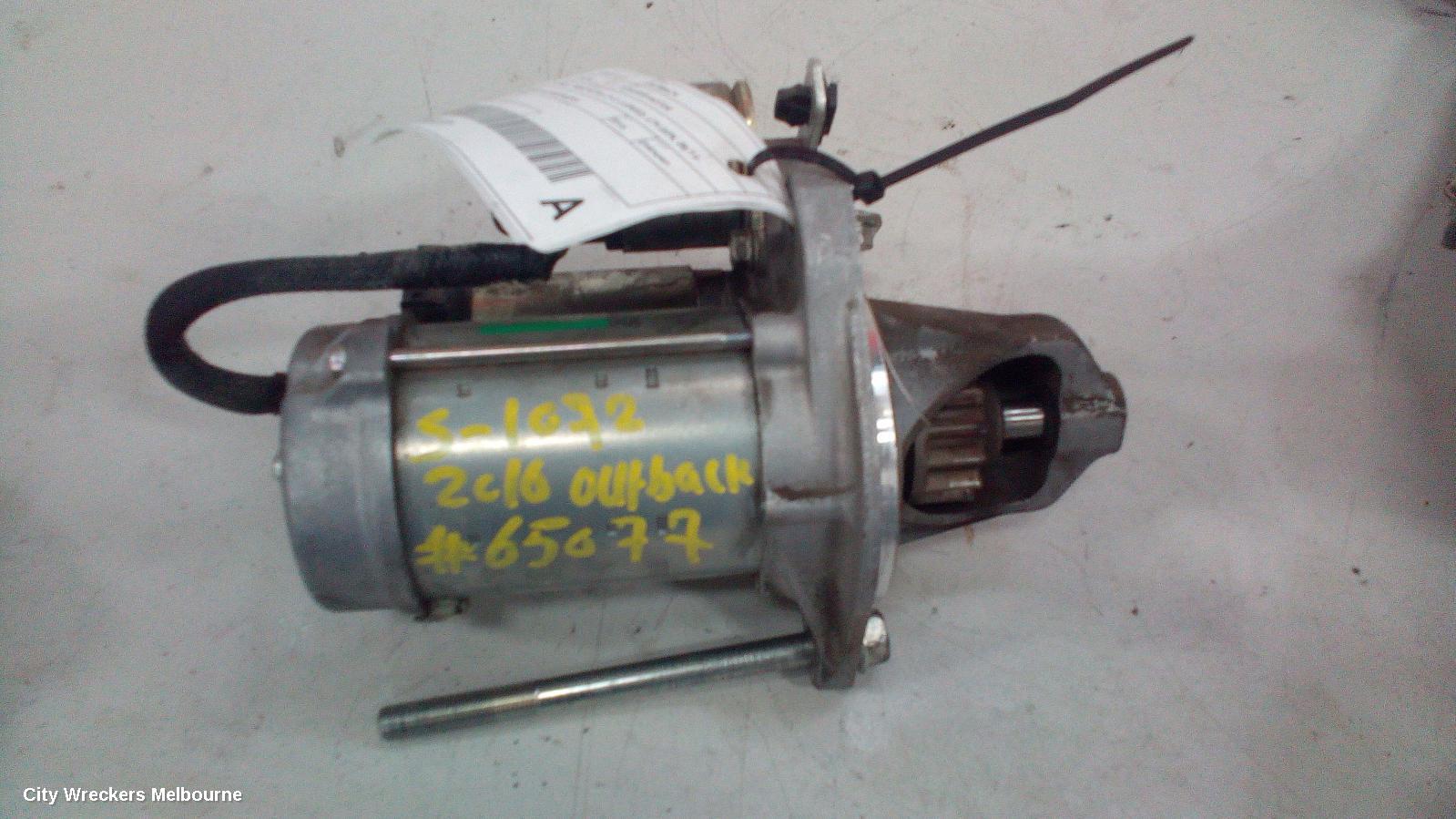 SUBARU OUTBACK STARTER, PETROL, FB25, AUTO, CVT, 6 SPEED, 6TH GEN, 08/2014 ONWARDS - Image 3