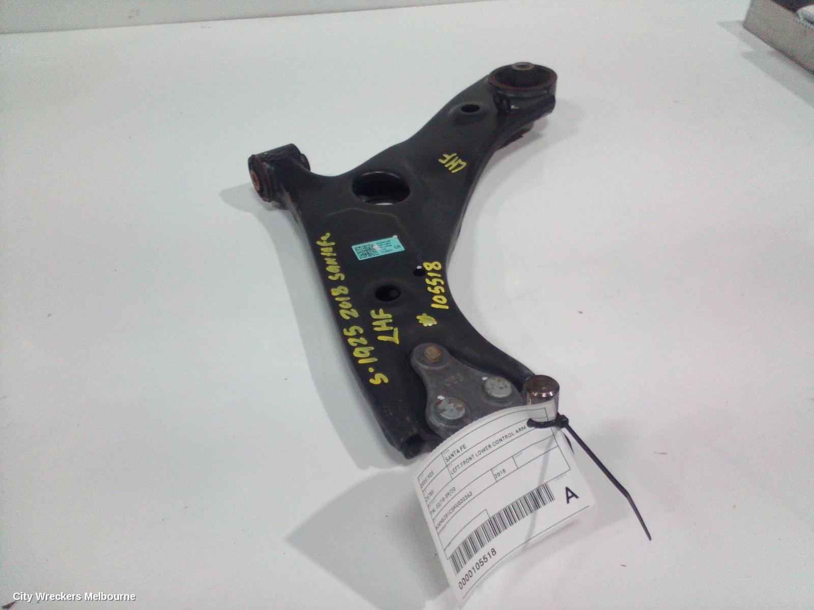 HYUNDAI SANTA FE LEFT FRONT LOWER CONTROL ARM, TM, 03/2018 - 09/2020 - Image 2