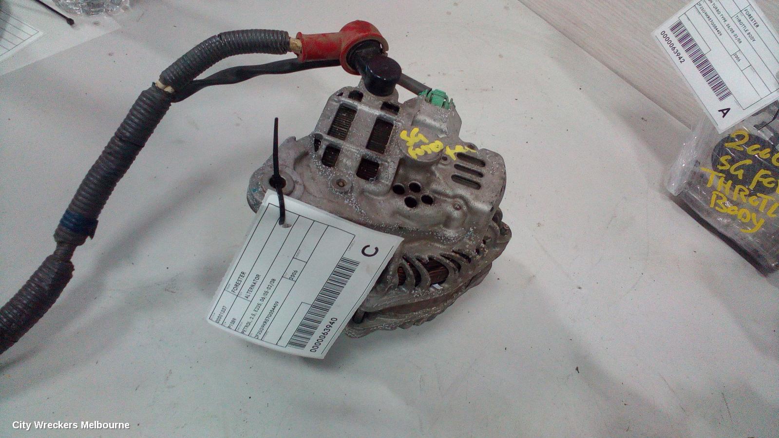 SUBARU FORESTER ALTERNATOR, PETROL, 2.5, EJ25, 06/2005 - 02/2008 - Image 3