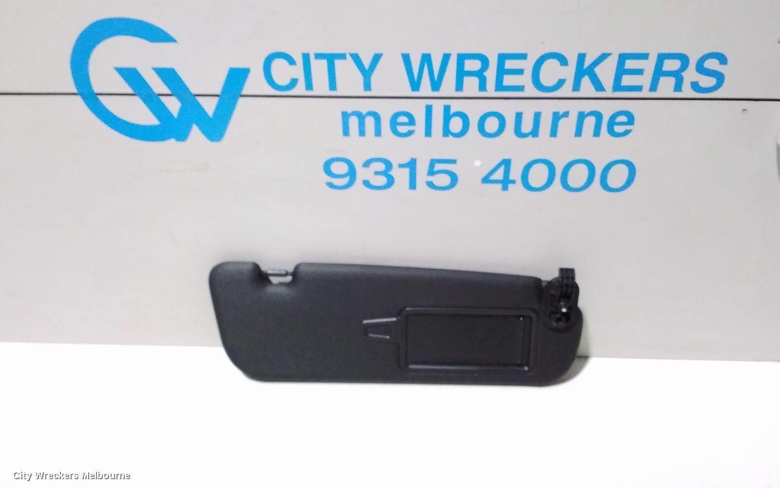 HYUNDAI VELOSTER SUNVISOR, FS, RH SIDE, GREY, W/ MIRROR & LAMP TYPE, 12/2011 - 02/2018 - Image 1