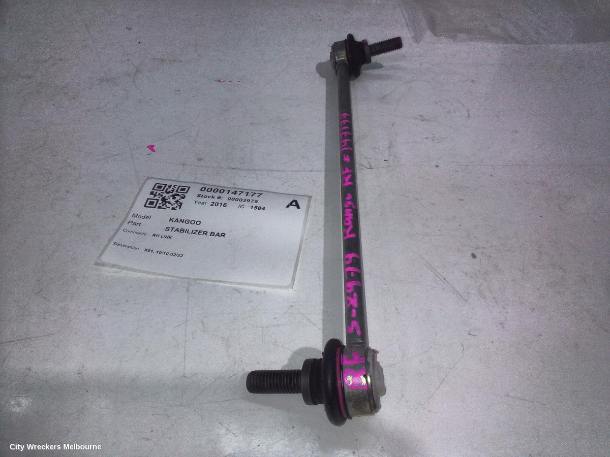 RENAULT KANGOO STABILISER BAR, X61, 10/2010 - 02/2022 - Image 1