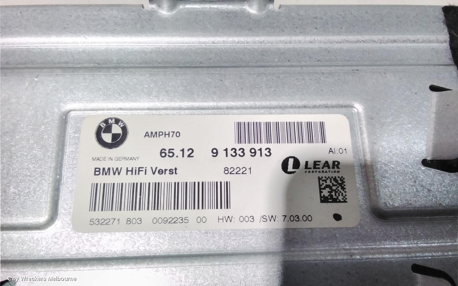 BMW X6 RADIO/CD/DVD/SAT/TV, AMPLIFIER, E71, 07/2008 - 05/2014 - Image 2