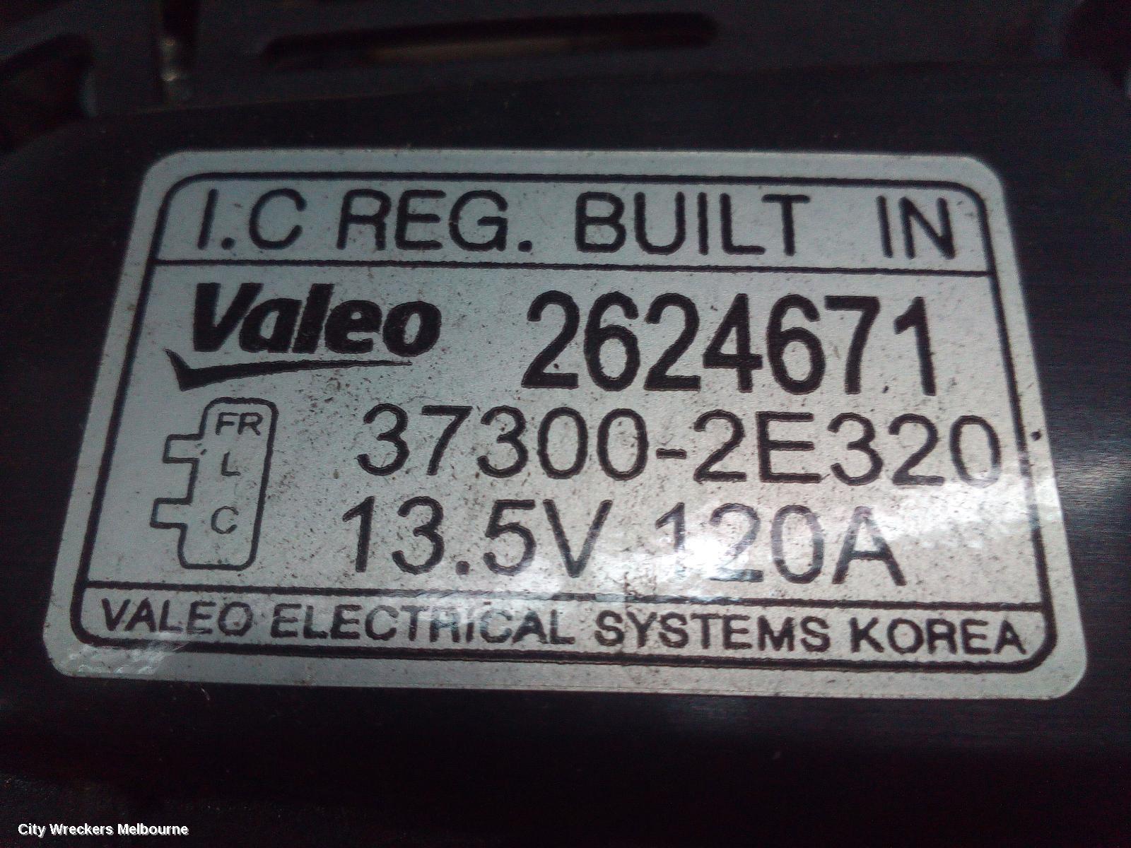 HYUNDAI I30 ALTERNATOR, PETROL, 2.0, G4NC, PD, HATCH (S. KOREA VIN KMHH), 03/2017 ONWARDS - Image 3