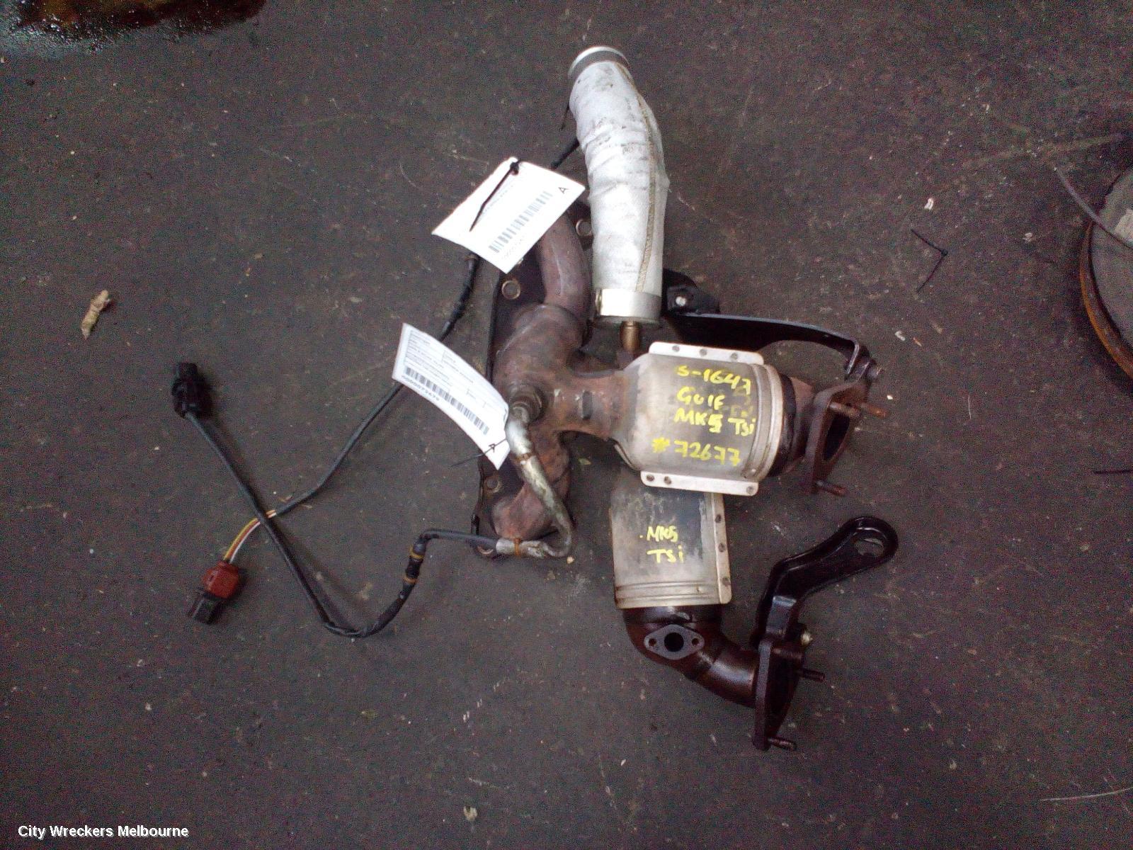 VOLKSWAGEN GOLF CATALYTIC CONVERTER, MANIFOLD-CAT TYPE, 2.0, PETROL, BLR/BLX/BVY CODE, GEN 5, 07/2004 - 02/2009 - Image 1