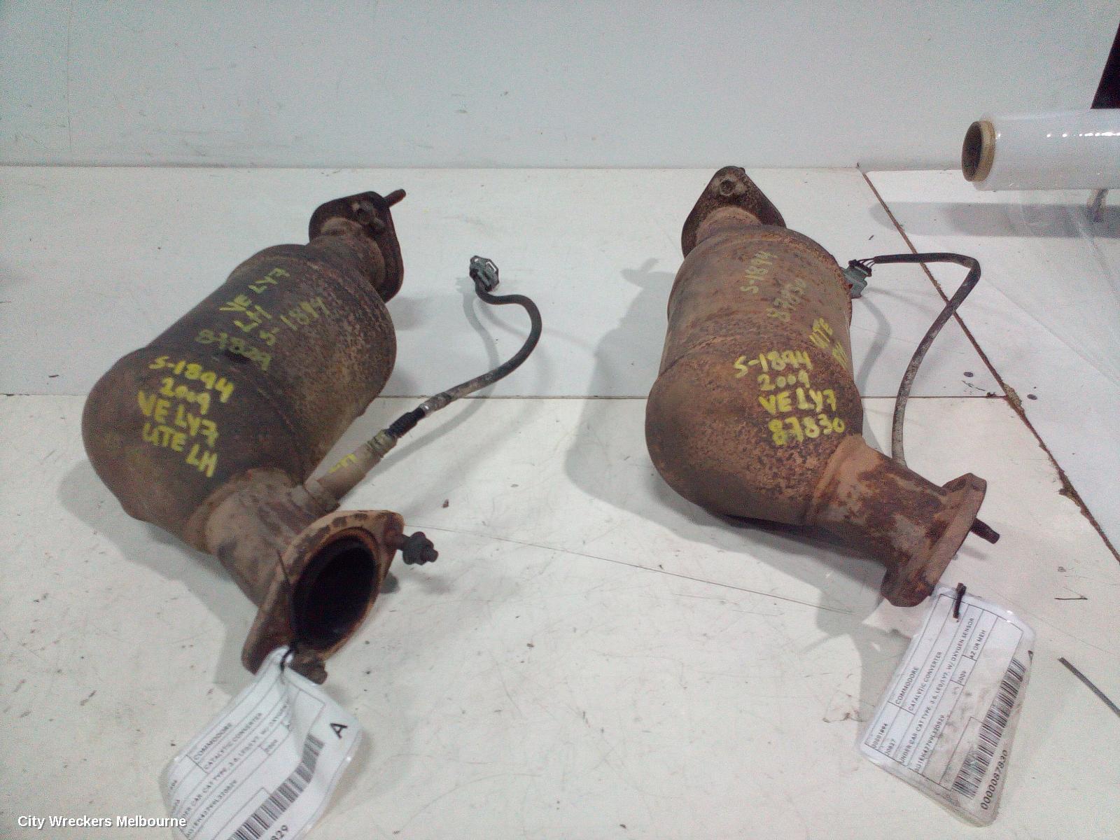 HOLDEN COMMODORE CATALYTIC CONVERTER, UNDER CAR-CAT TYPE, 3.6, LE0/LY7, W/ OXYGEN SENSOR TYPE, LH SIDE, VE, 08/2006 - 04/2013 - Image 3