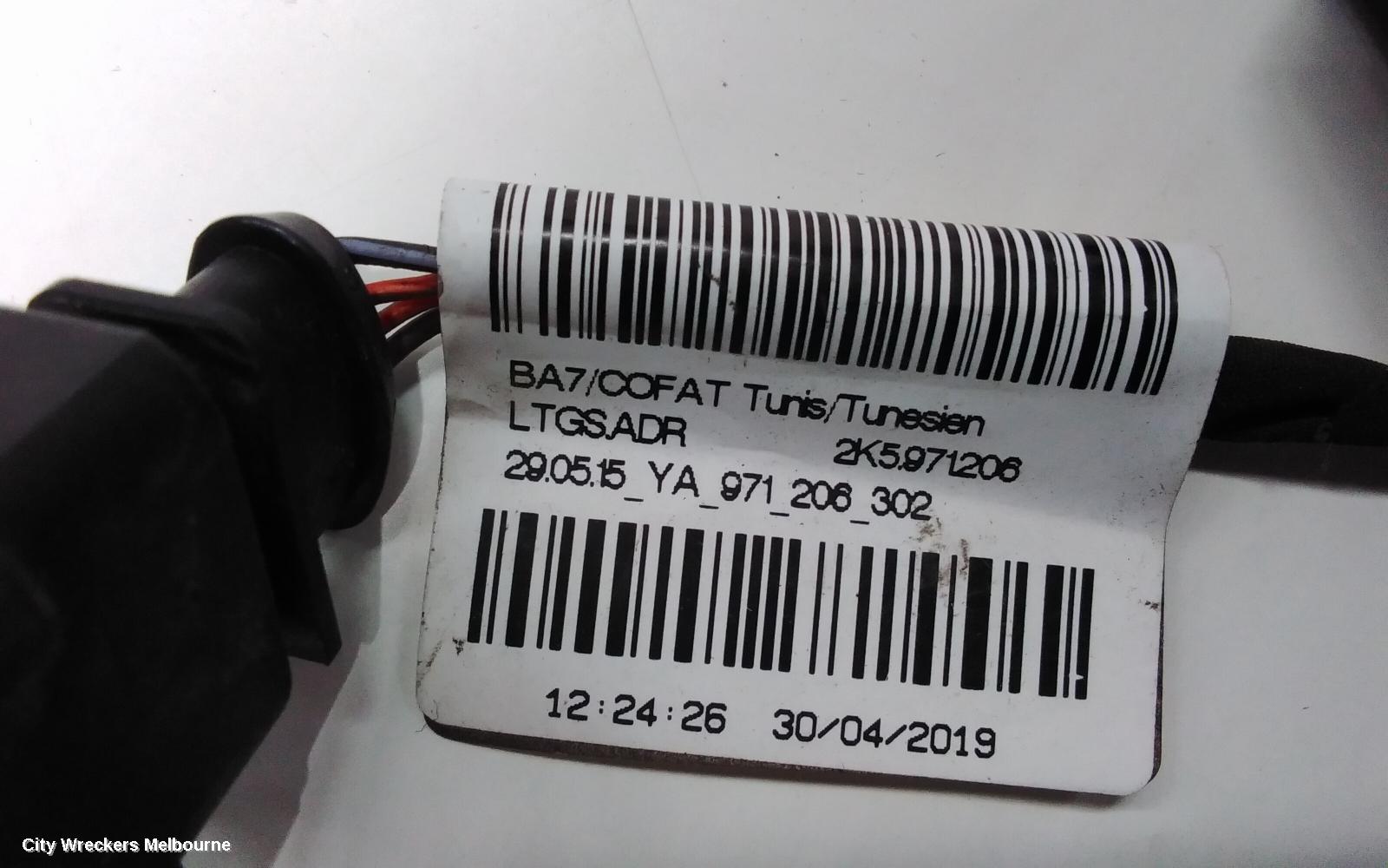 VOLKSWAGEN CADDY, 2KN, 12/2015 - 02/2021, DISTANCE RADAR 2K5907561C : 86137 - Image 2