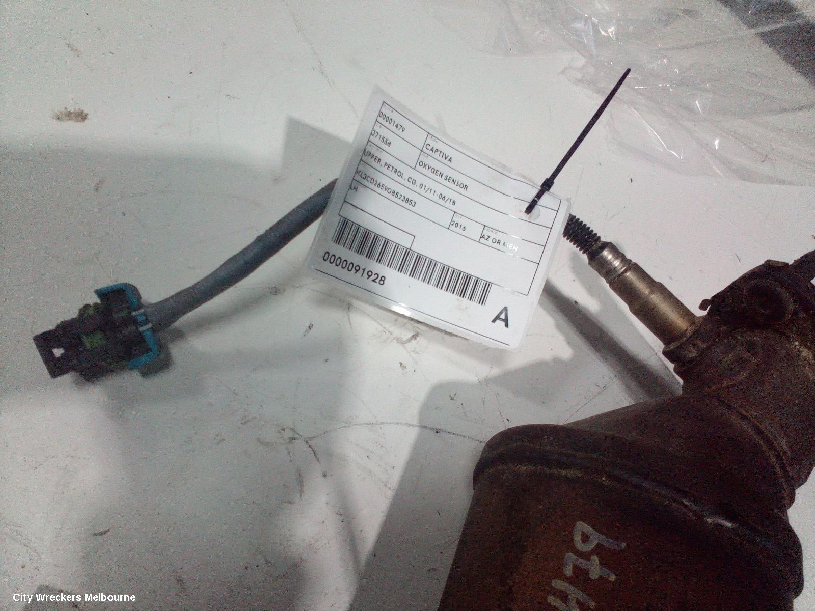 HOLDEN CAPTIVA OXYGEN SENSOR, UPPER, PETROL, CG, 01/2011 - 06/2018 - Image 1