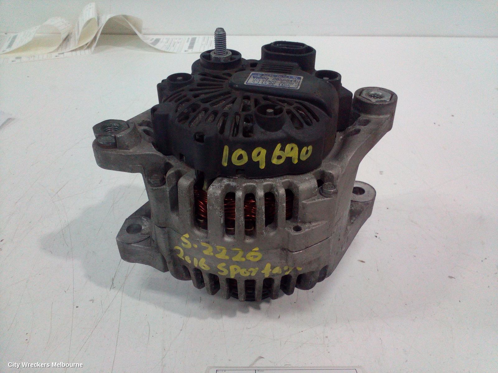KIA SPORTAGE ALTERNATOR, PETROL, 2.4, G4KE, SL, 05/2010 - 05/2013 - Image 1