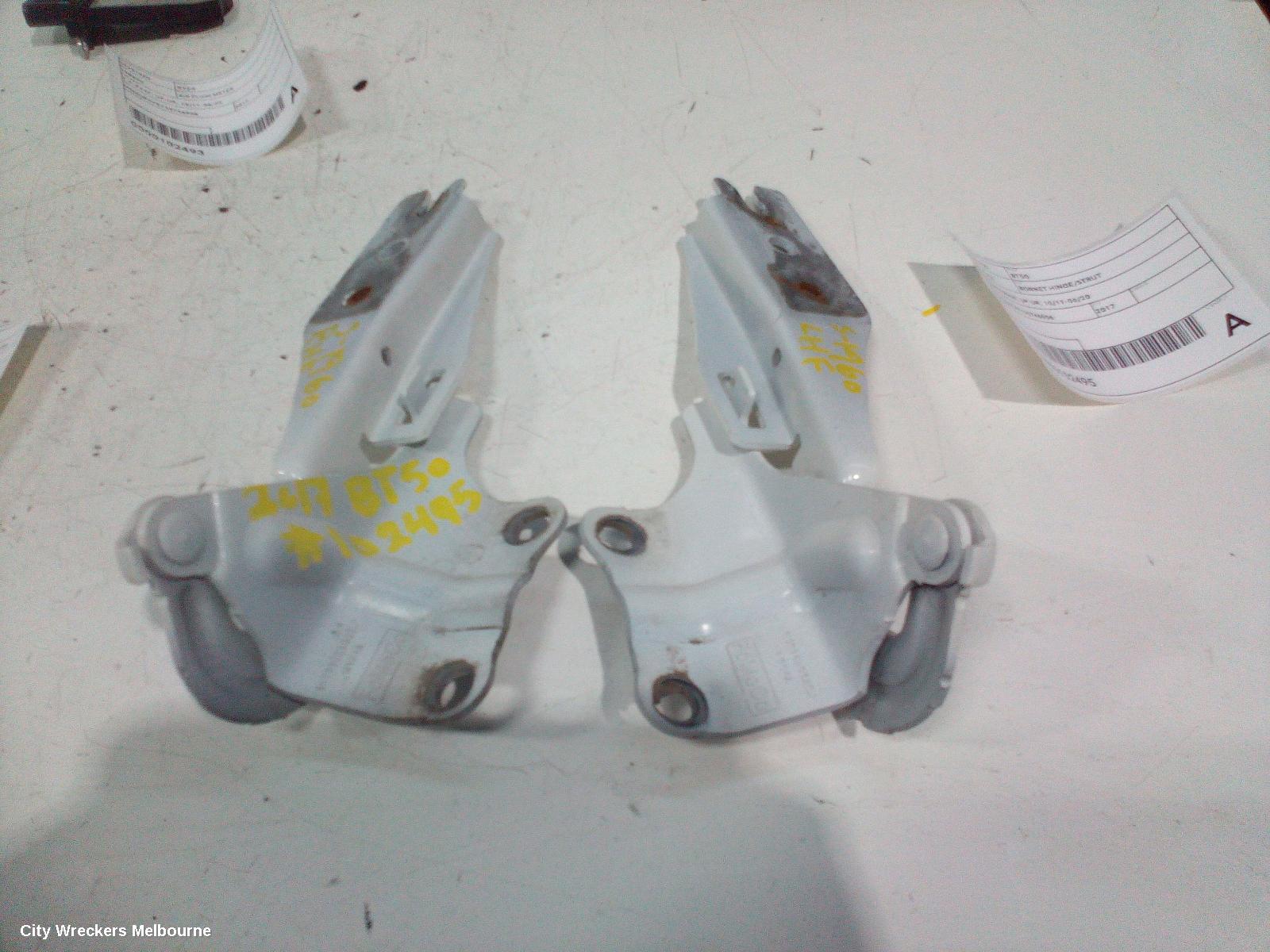 MAZDA BT50 BONNET HINGE/STRUT, HINGES (PAIR), UP-UR, 10/2011 - 06/2020 - Image 2