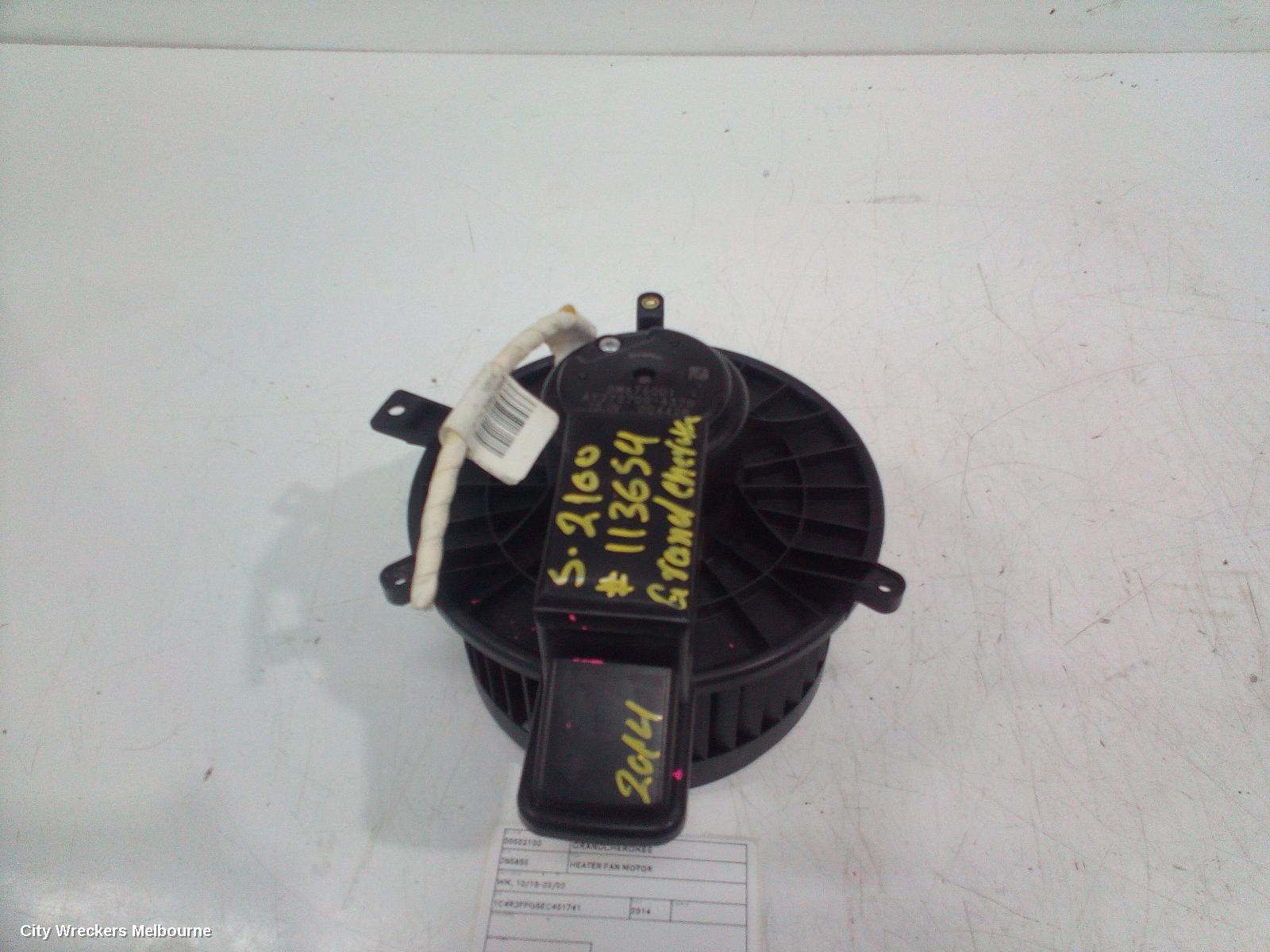 JEEP GRANDCHEROKEE HEATER FAN MOTOR, WK, 10/2010 - 02/2022 - Image 2