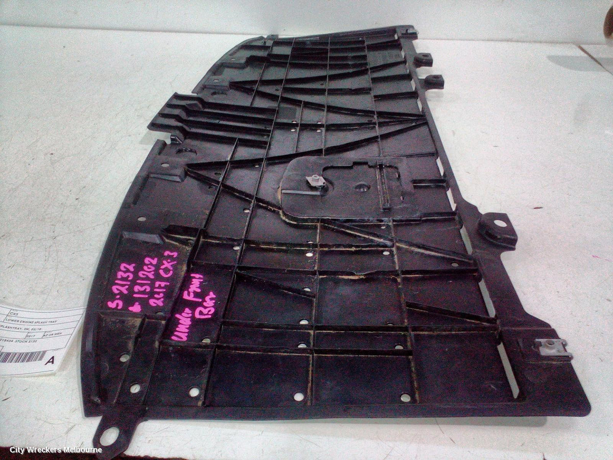 MAZDA CX3 LOWER ENGINE SPLASH TRAY, FRONT BUMPER SPLASHTRAY, DK, 03/2015 ONWARDS - Image 1