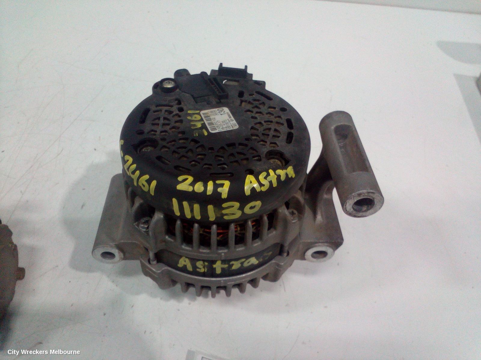 HOLDEN ASTRA ALTERNATOR, PETROL, 1.4, TURBO, BK-BL, 09/2016 - 12/2020 - Image 2