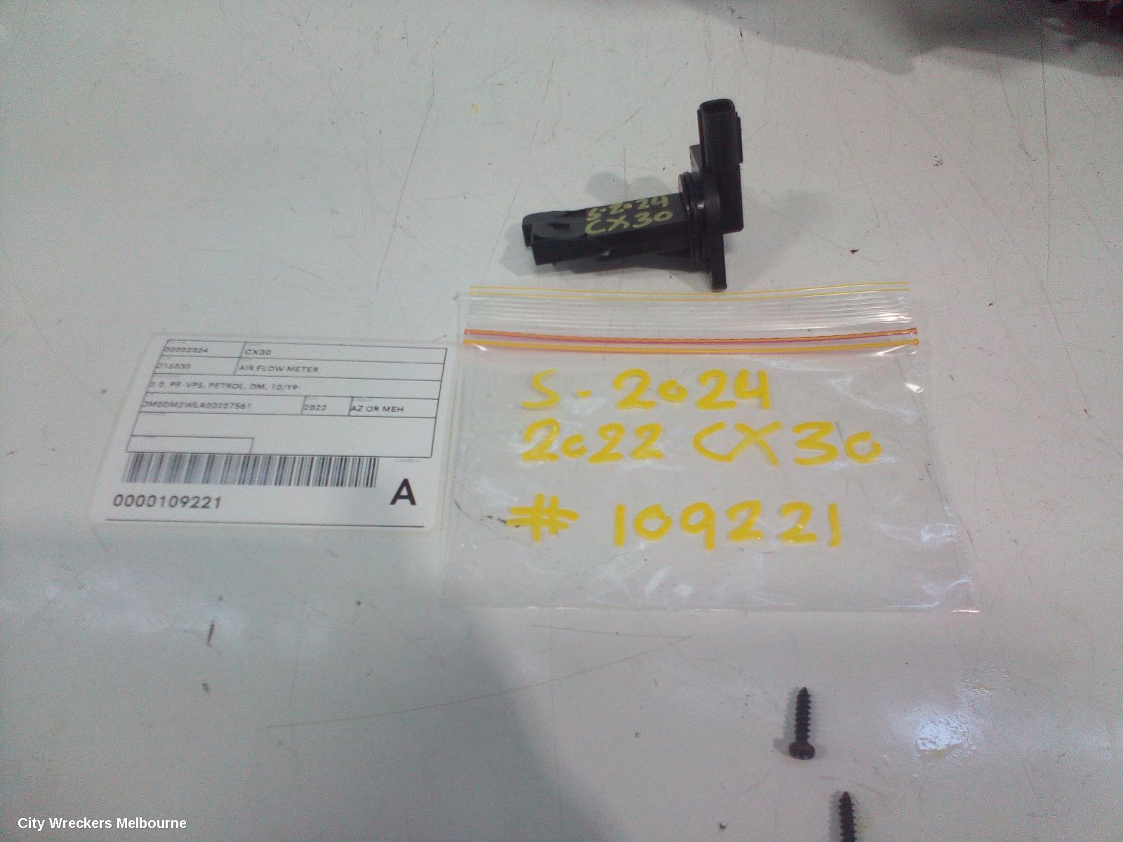 MAZDA CX30 AIR FLOW METER, 2.5, PY, PETROL, DM, 10/2019 ONWARDS - Image 1