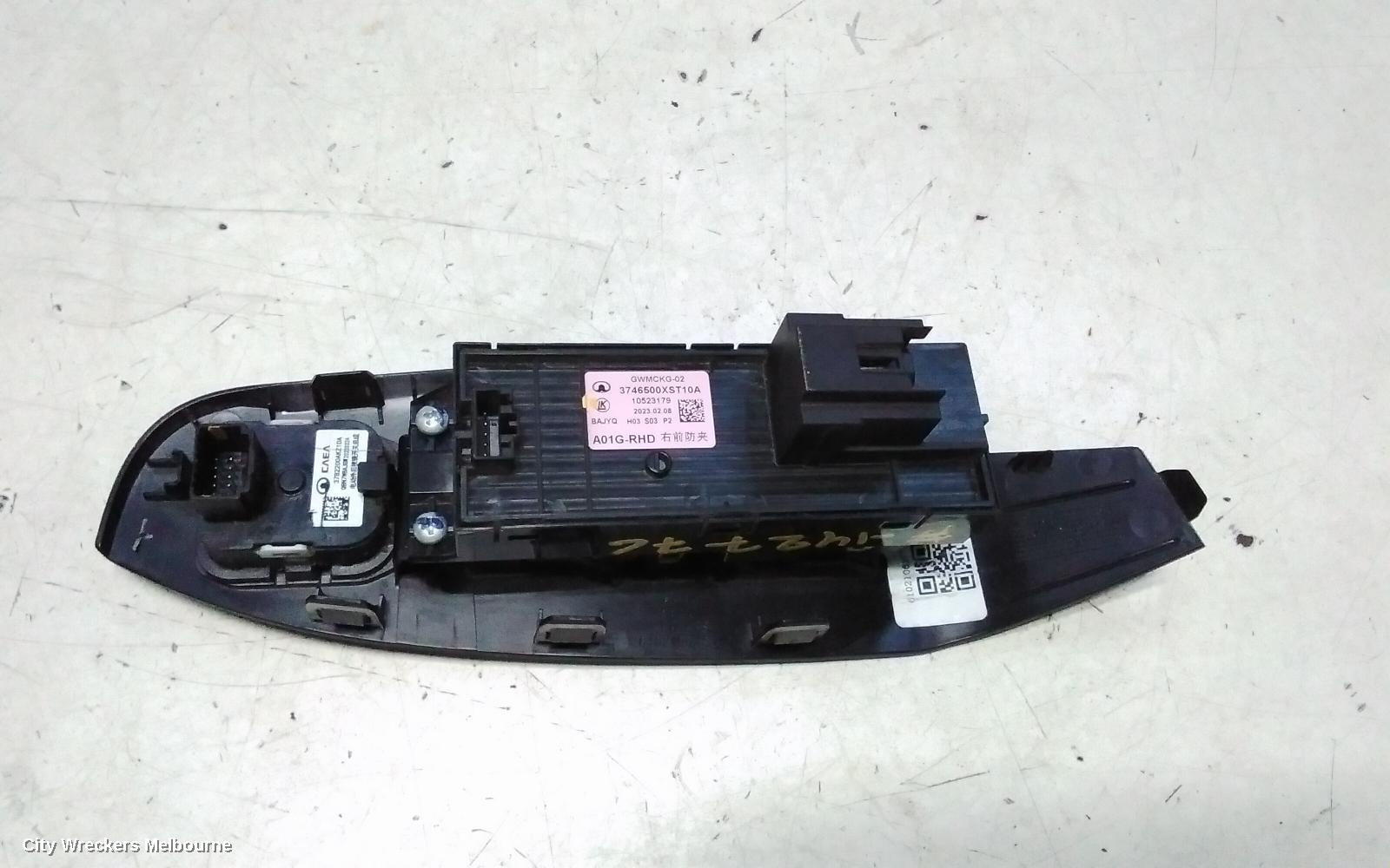 HAVAL JOLION PWR DR WIND SWITCH, A01, RH FRONT (MASTER SWITCH), NON AUTO FOLD, 02/2021 ONWARDS - Image 3