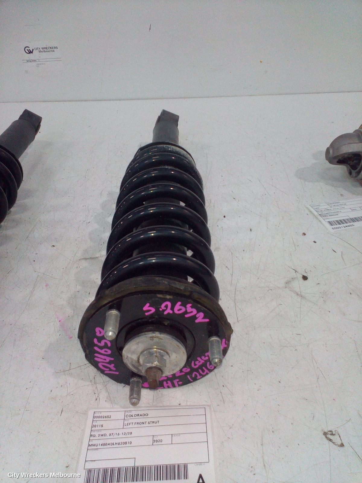 HOLDEN COLORADO LEFT FRONT STRUT, RG, 2WD, 07/2016 - 12/2020 - Image 3