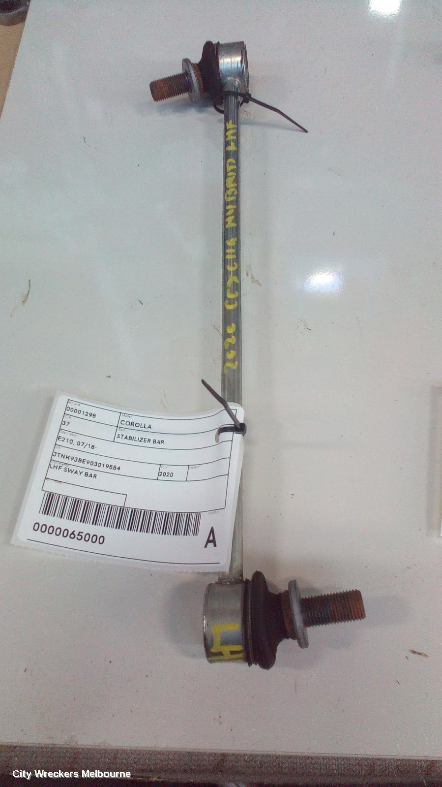 TOYOTA COROLLA STABILISER BAR, E210, HATCH, 07/2018 ONWARDS - Image 1