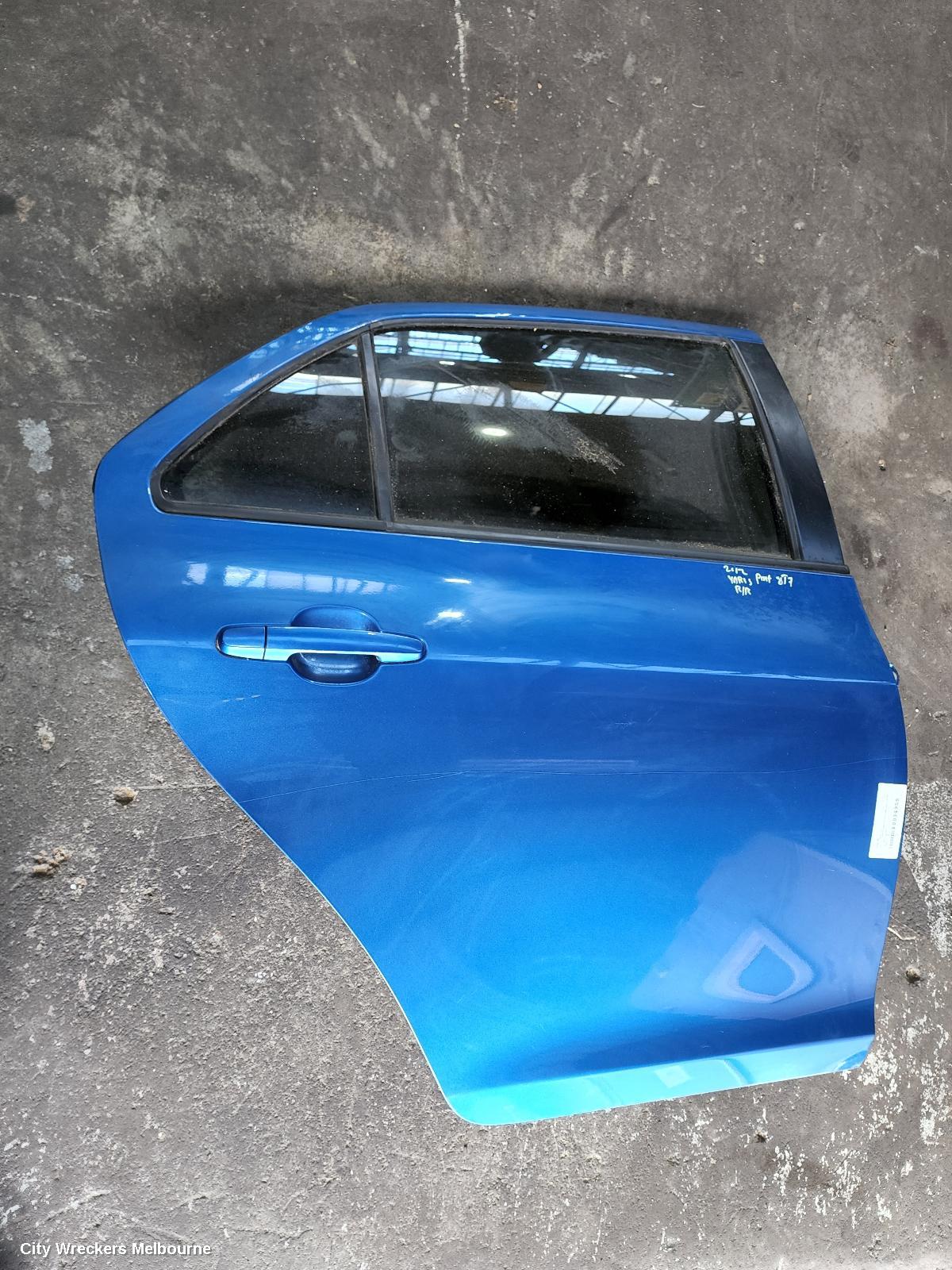 TOYOTA YARIS RIGHT REAR DOOR, NCP9#, SEDAN, 03/2006 - 06/2016 (AUS ONLY) - Image 2