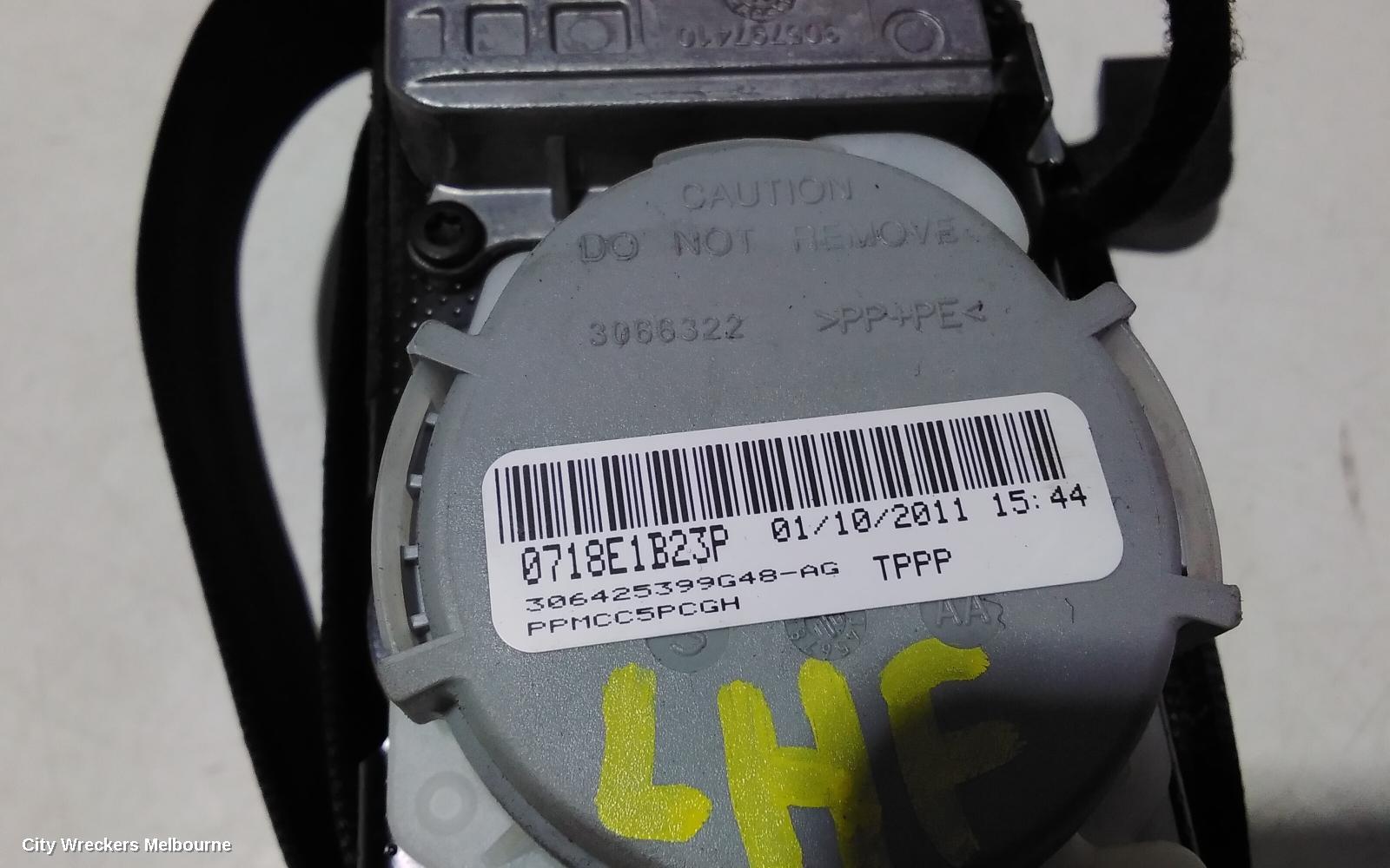 AUDI Q5 SEATBELT/STALK, LH FRONT, SEAT BELT ONLY, 8R, 03/2009 - 12/2013 - Image 2