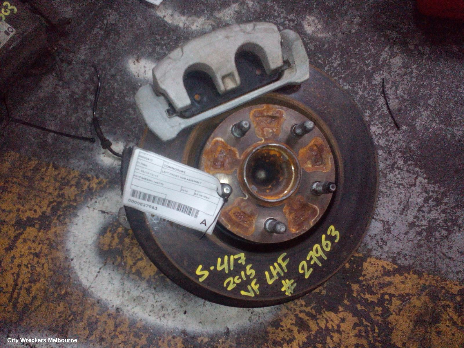 HOLDEN COMMODORE LEFT FRONT HUB ASSEMBLY, VF, 05/2013 - 12/2017 - Image 1