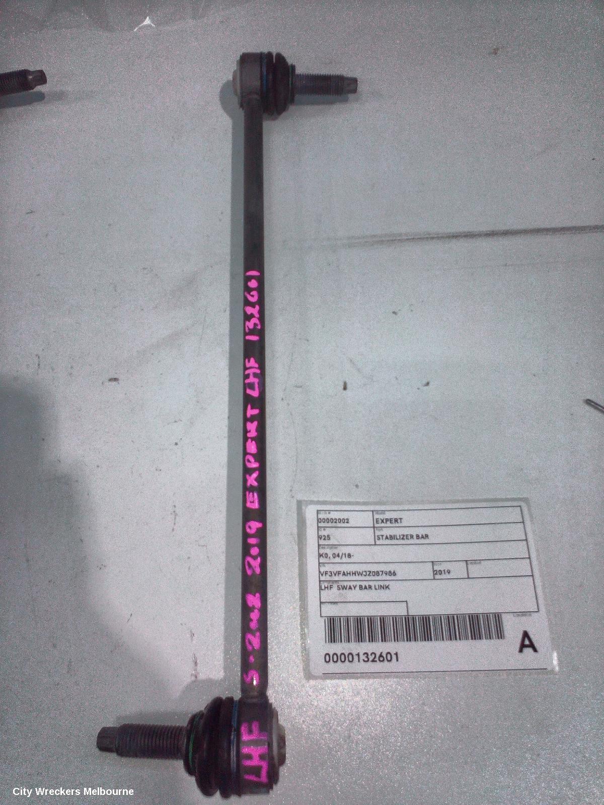 PEUGEOT EXPERT STABILISER BAR, K0, 04/2018 ONWARDS - Image 1