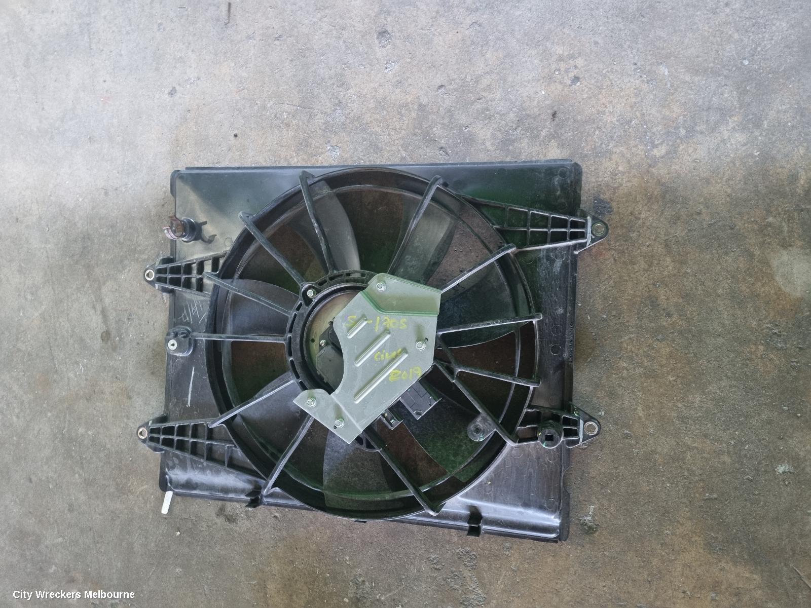 HONDA CIVIC FAN, RADIATOR FAN, 1.8, PETROL, 10TH GEN, 05/2016 ONWARDS - Image 2