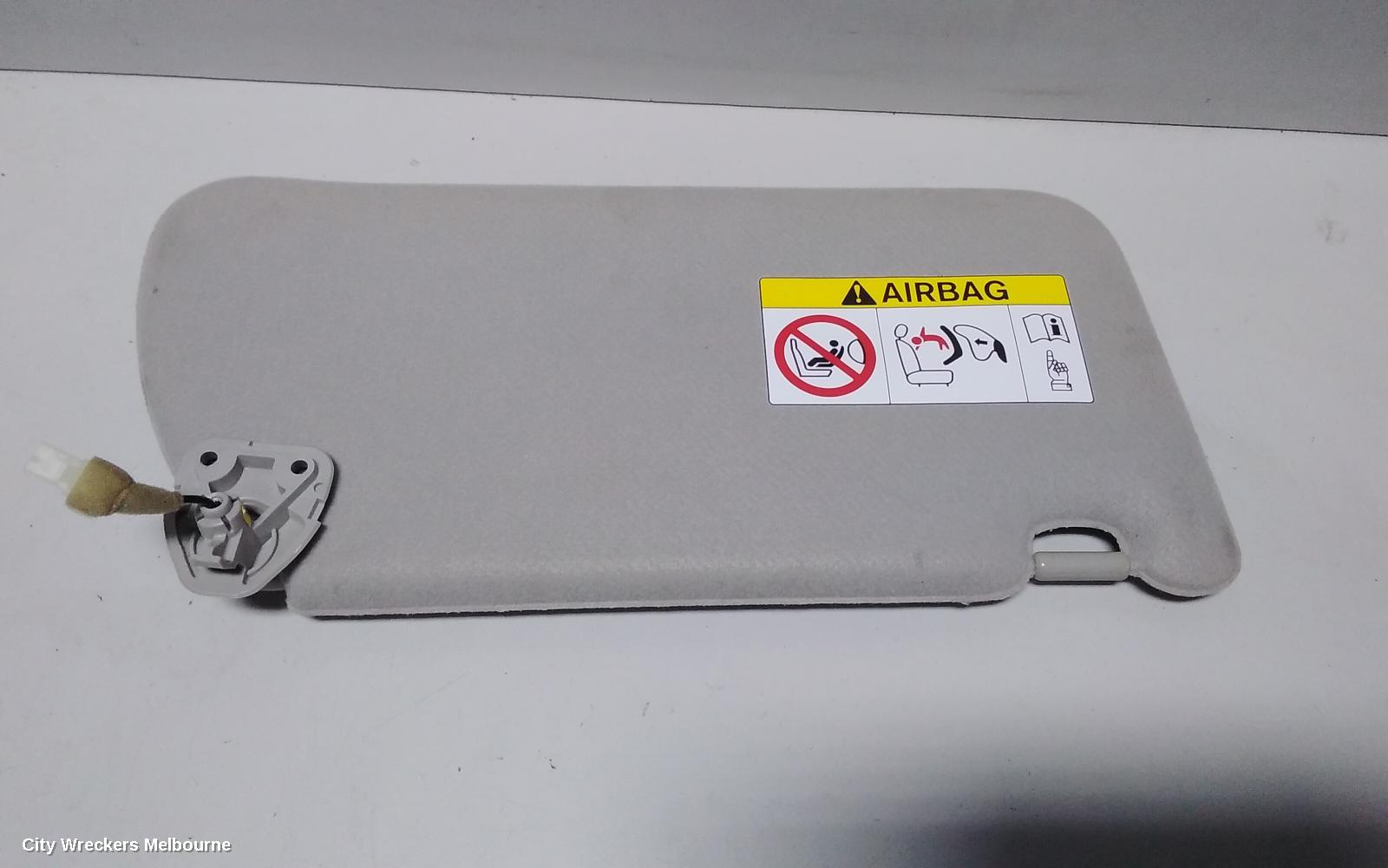 NISSAN NAVARA SUNVISOR, NP300, LH SIDE, CLOTH, BEIGE, W/ MIRROR & COURTESY LIGHT TYPE, 05/2015 ONWARDS - Image 3