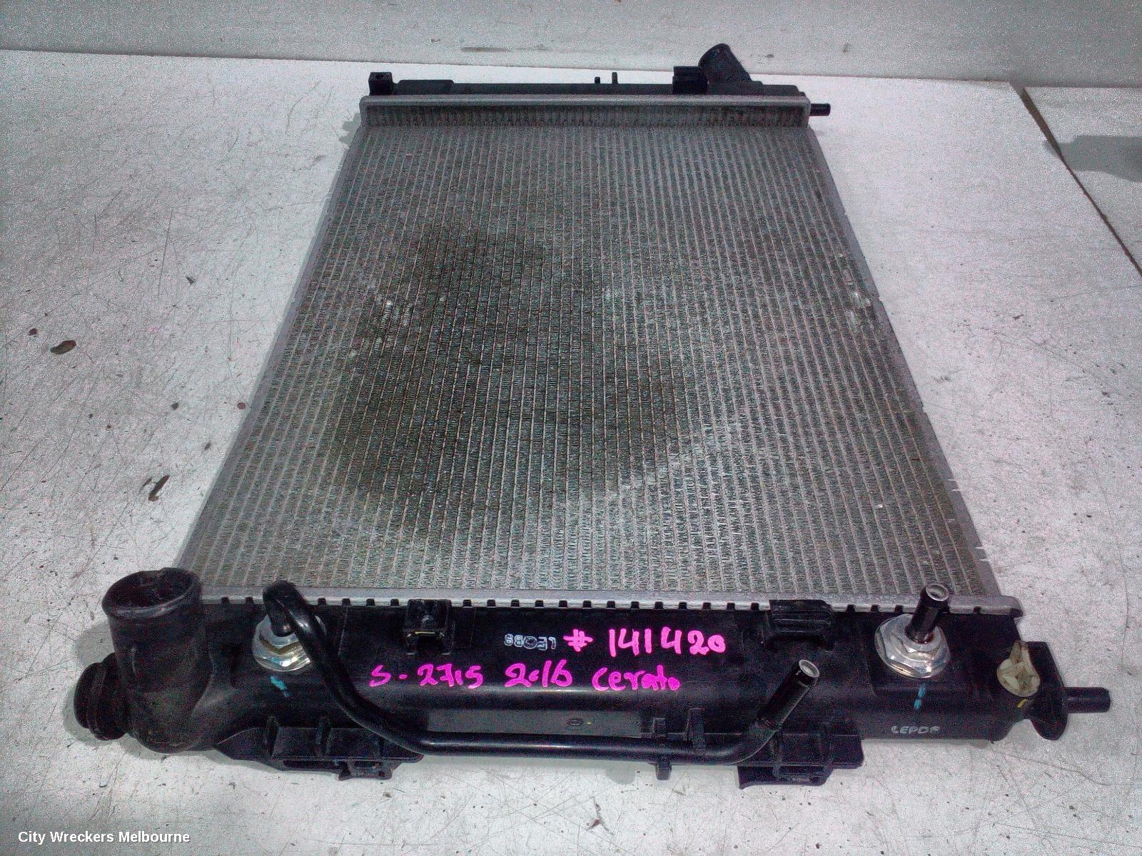 KIA CERATO RADIATOR, AUTO, 2.0, G4NA, PETROL, YD, 03/2016 - 05/2018 - Image 1