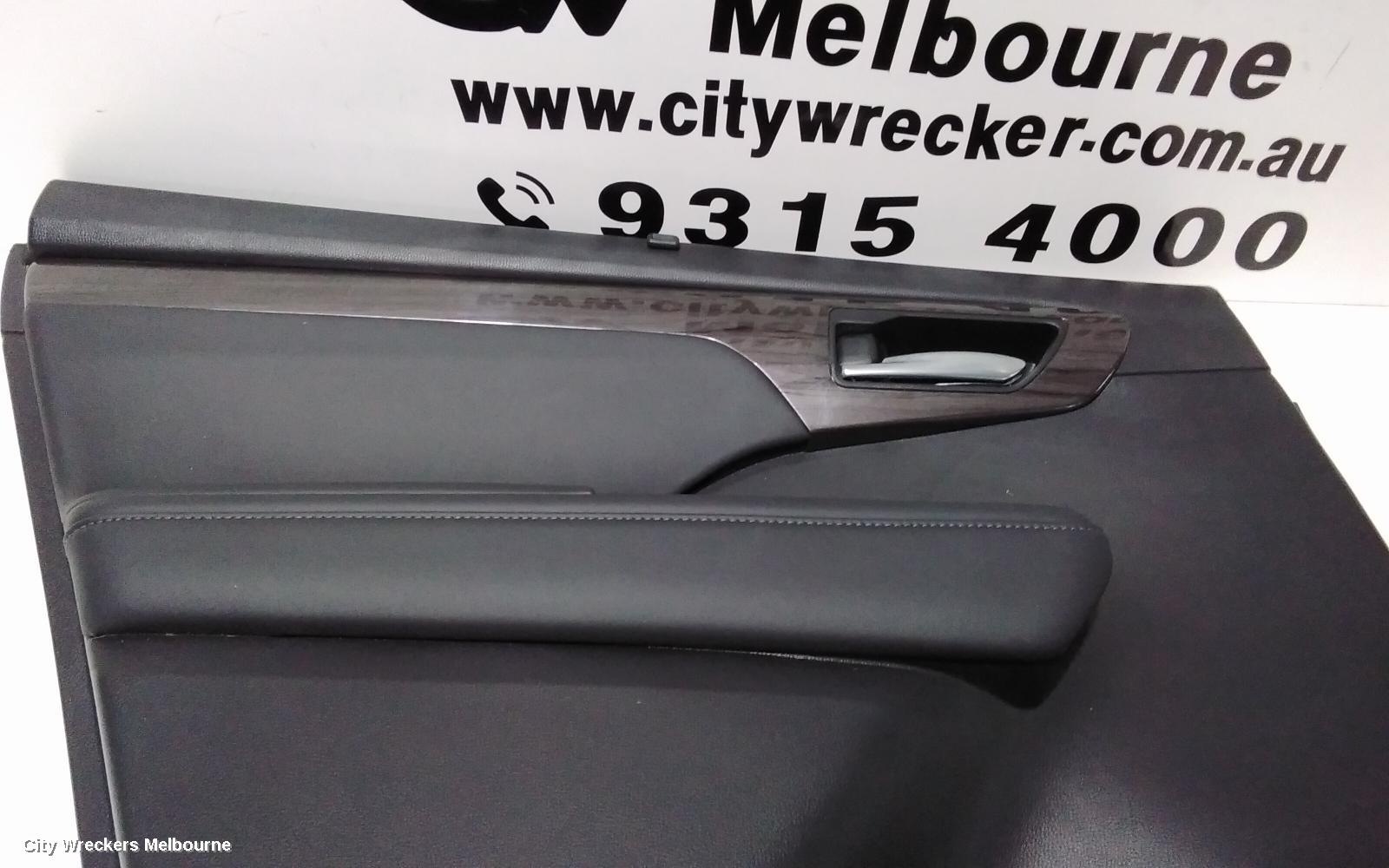 TOYOTA KLUGER DOOR TRIM, LH REAR, AXUH78/GSU70/GSU75, GRANDE, LEATHER, BLACK, 03/2021 ONWARDS - Image 2