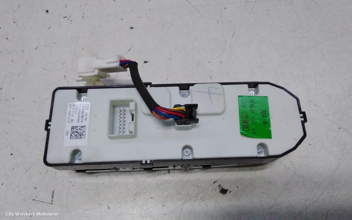 CHERY OMODA 5 PWR DR WIND SWITCH, T34/T19C, RH FRONT (MASTER SWITCH), NON EV, 12/2022 ONWARDS - Image 3