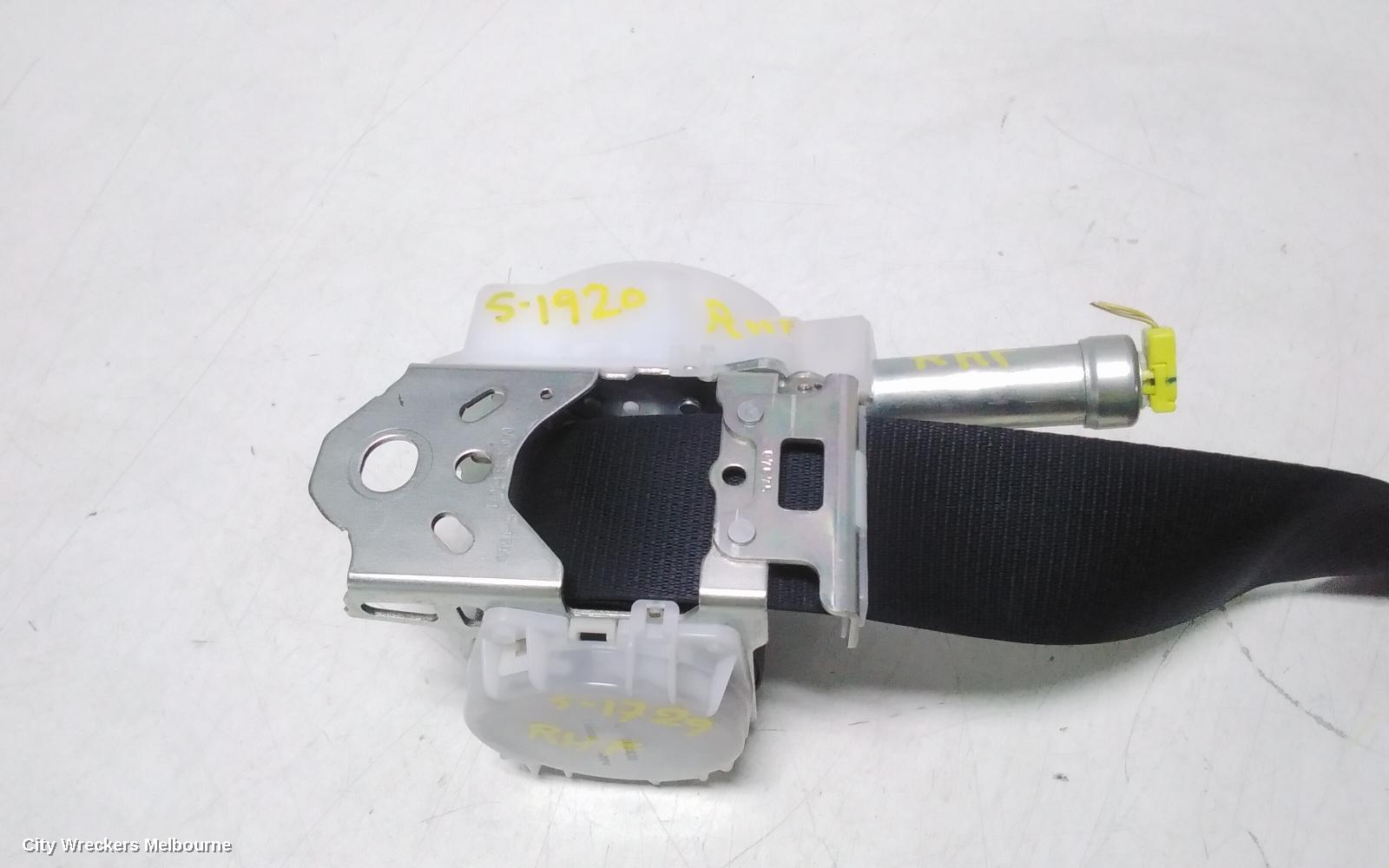 TOYOTA COROLLA SEATBELT/STALK, RH FRONT, SEAT BELT ONLY, E210, HATCH/SEDAN, 07/2018 ONWARDS - Image 3