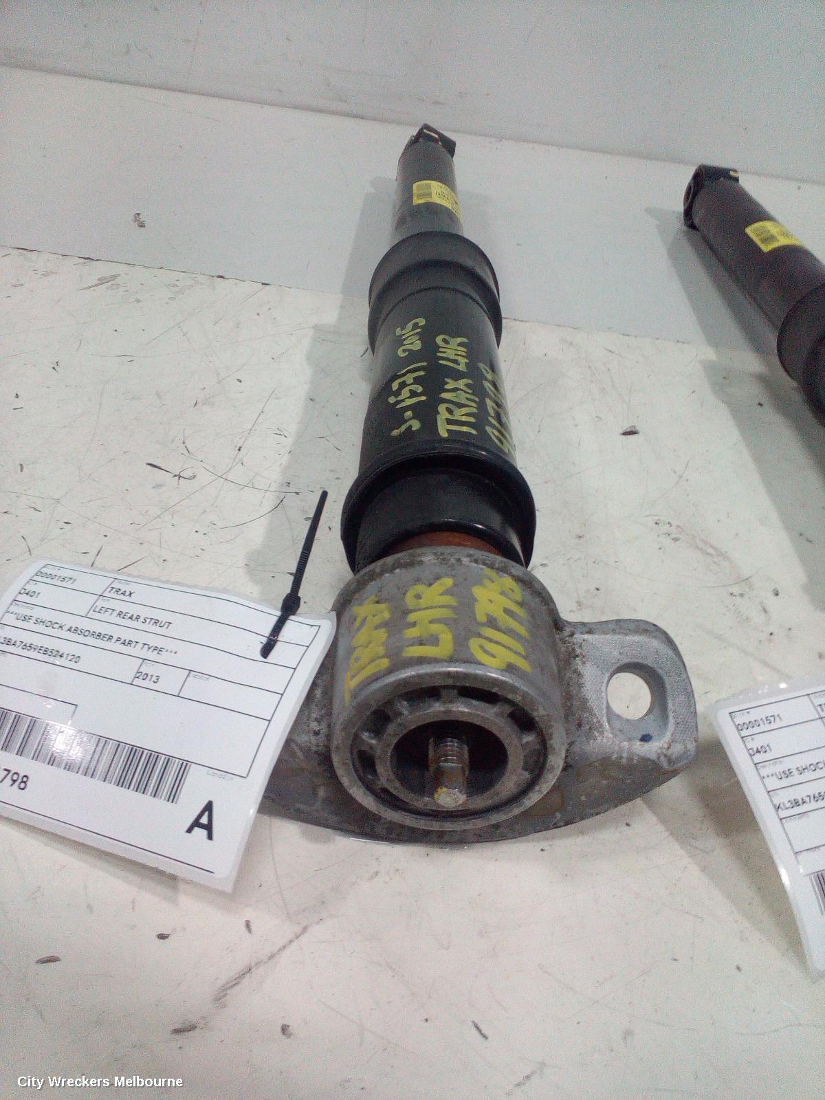 HOLDEN TRAX LEFT REAR STRUT, ***USE SHOCK ABSORBER PART TYPE*** - Image 2