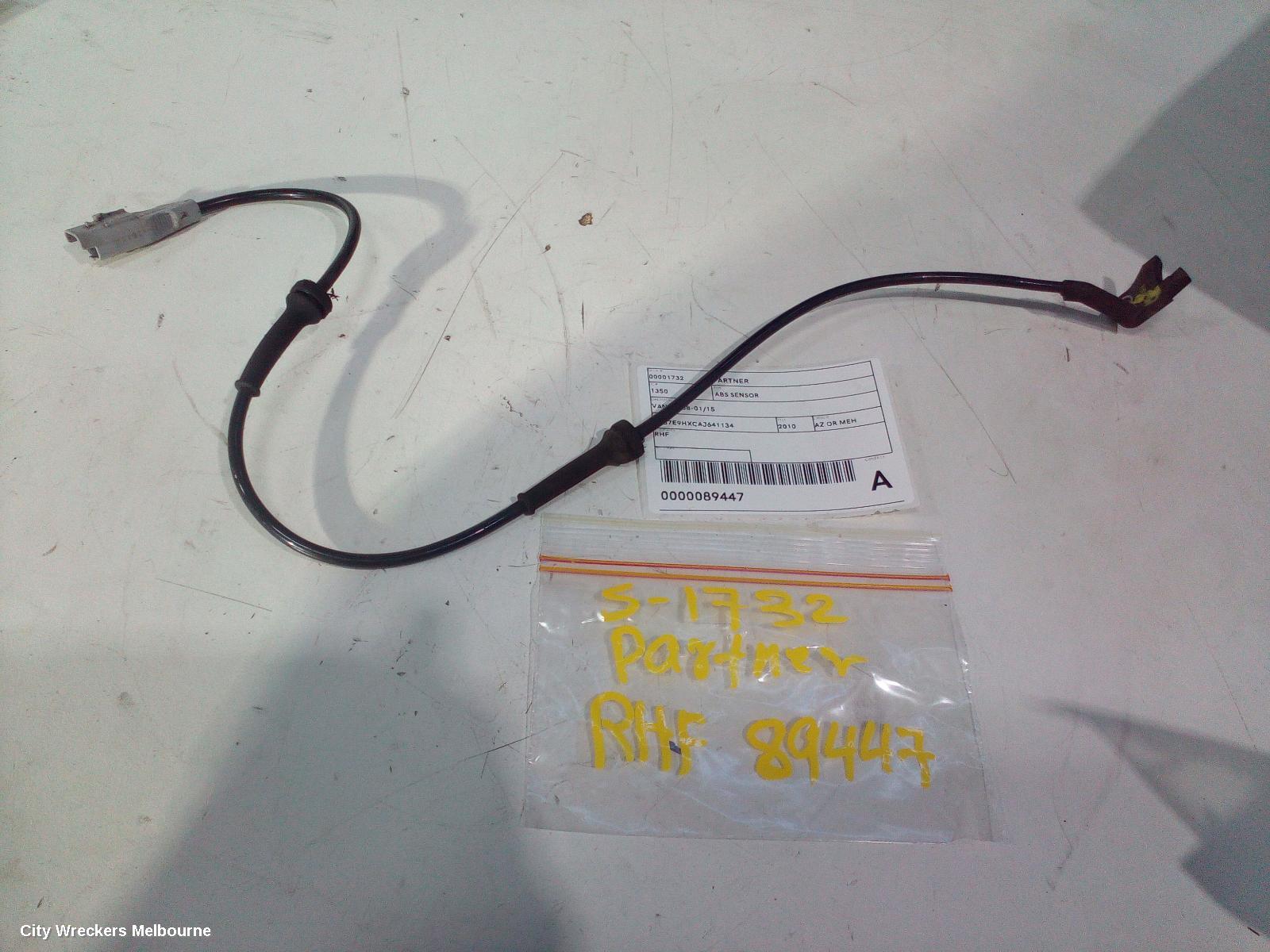 PEUGEOT PARTNER ABS SENSOR, VAN 09/2008 - 01/2015 - Image 3
