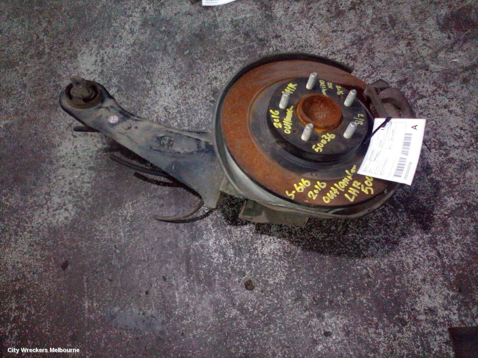 MITSUBISHI OUTLANDER LEFT REAR HUB ASSEMBLY, ZJ-ZL, FWD, 10/2012 ONWARDS - Image 3