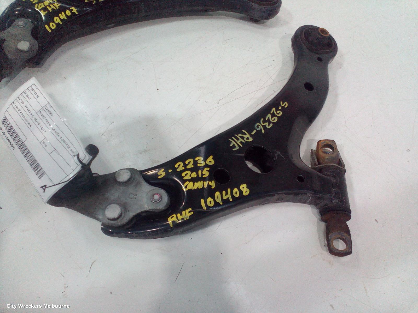TOYOTA CAMRY RIGHT FRONT LOWER CONTROL ARM, AVV50, ATARA SX, 05/2015 - 10/2017 - Image 3