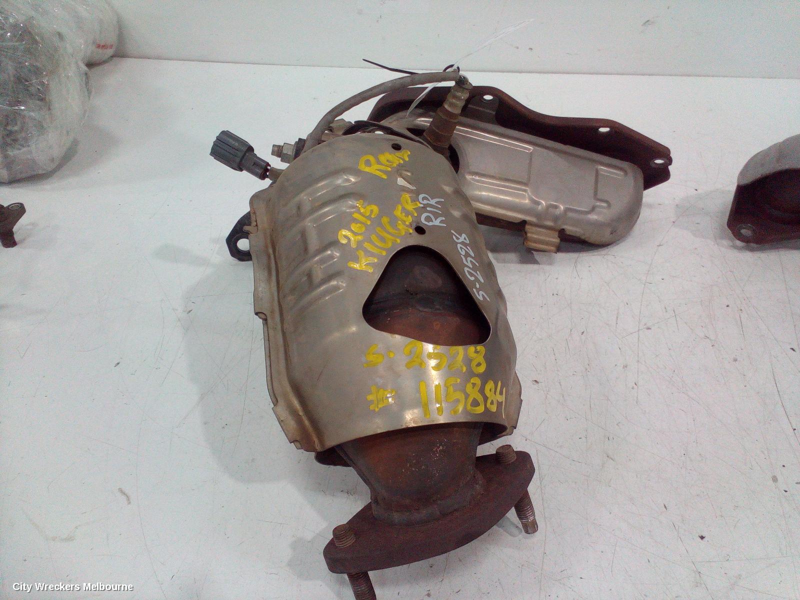 TOYOTA KLUGER CATALYTIC CONVERTER, MANIFOLD-CAT TYPE, 3.5, PETROL, REAR, GSU50/GSU55, 12/2013 - 10/2016 - Image 1