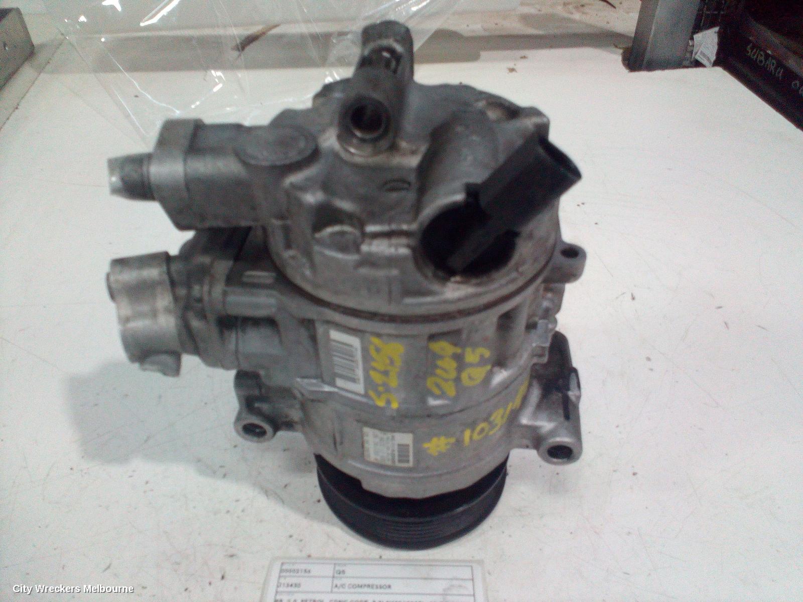 AUDI Q5 A/C COMPRESSOR, 8R, 2.0, PETROL, CDNC CODE, P/N 8K0260805L, 03/2009 - 11/2012 - Image 1